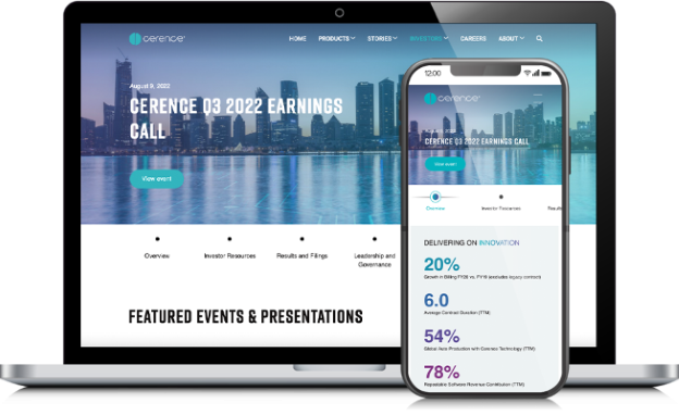 Cerence Events and Resources
