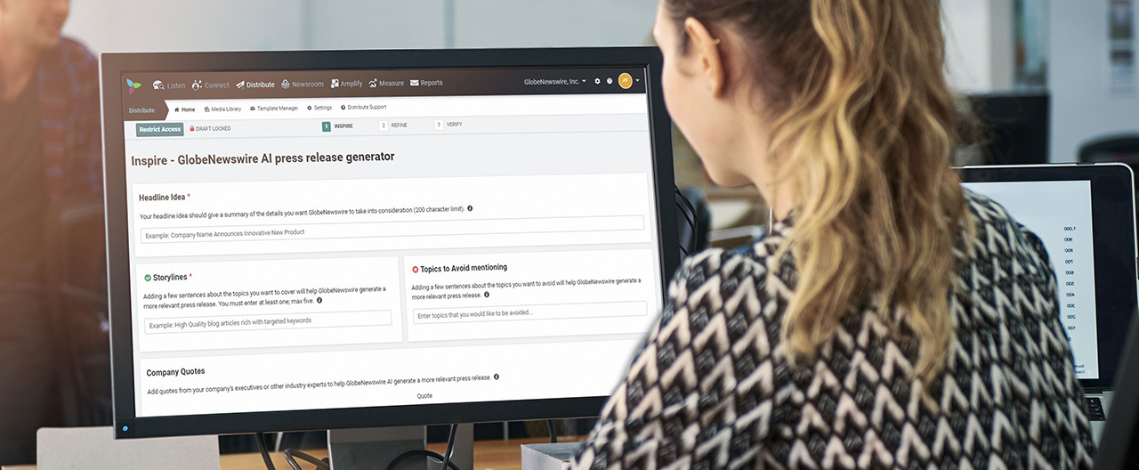 GlobeNewswire AI Press Release Generator