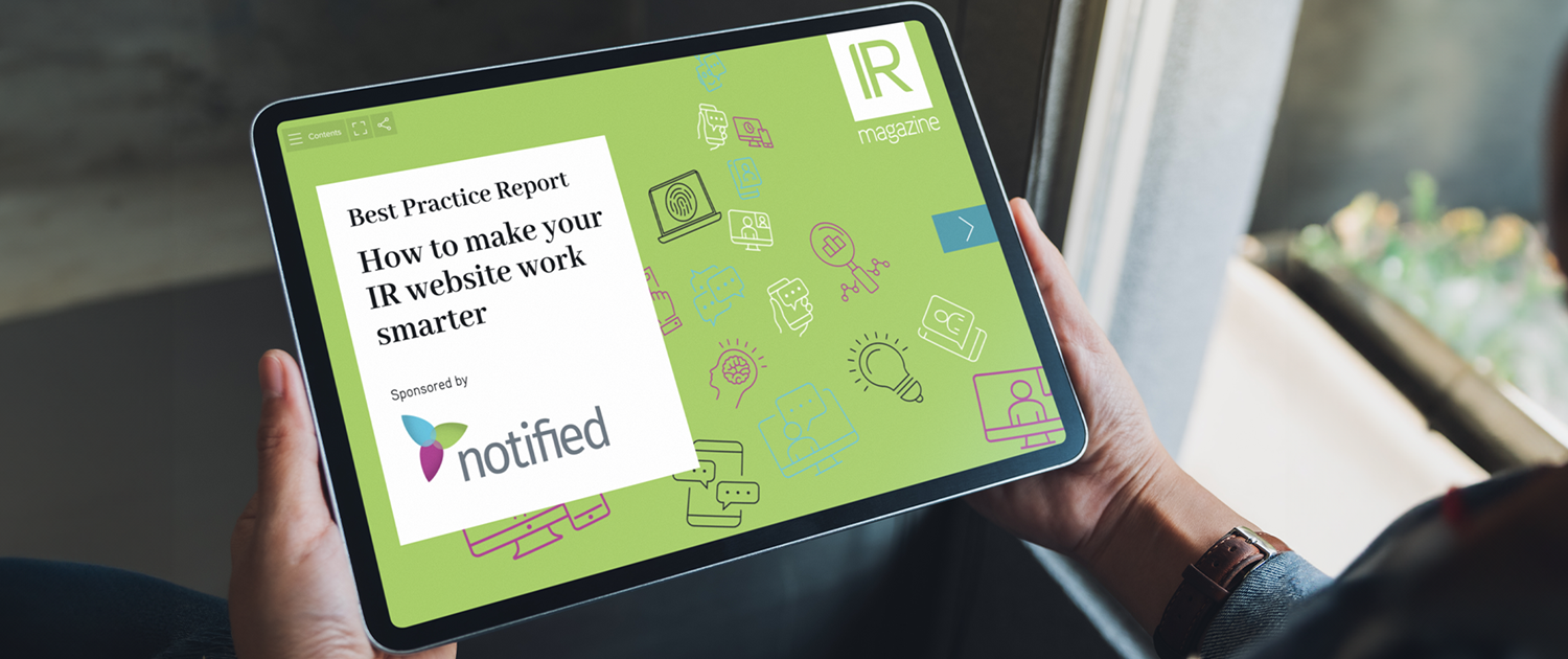 New Report: How To Make Your IR Website Work Smarter