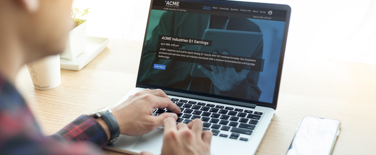 Introducing Our Enhanced IR Event Platform