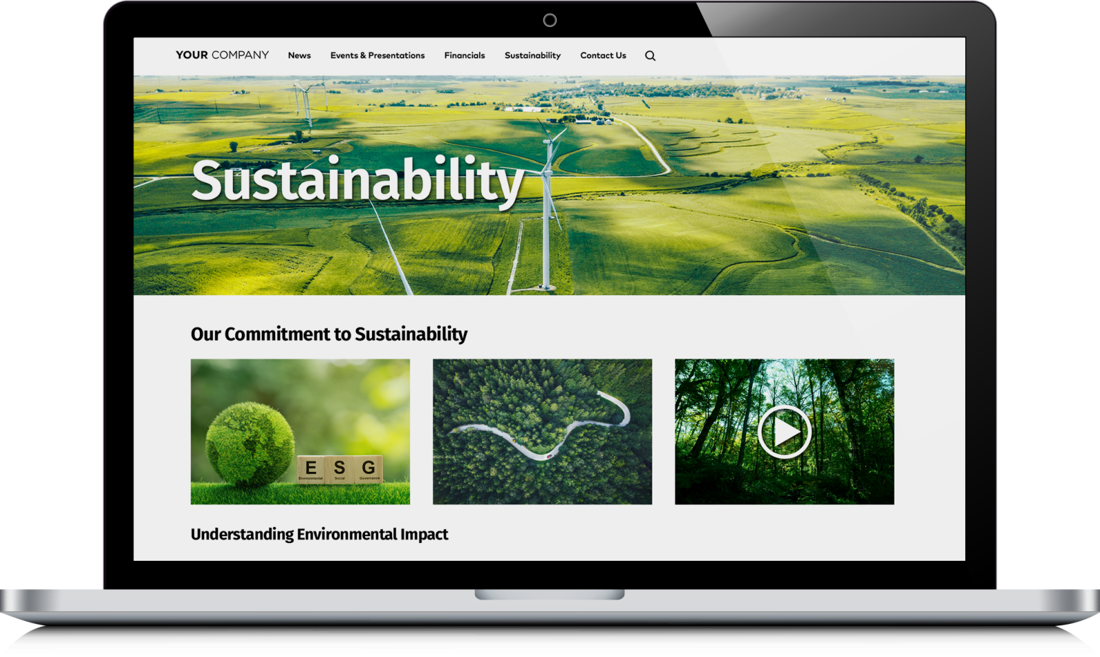 Sustainability Microsite