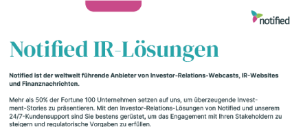 IR Solutions Brochure