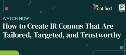 How to Create IR Comms That Are Tailored